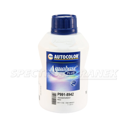 P991-8942, NEXA AUTOCOLOR Aquabase Plus, Transparent Red, 1 l