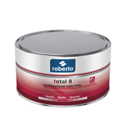 Roberlo TOTAL 8, lehký víceúčelový polyesterový tmel, bílý, 1 l