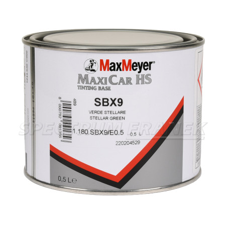 SBX9, MaxiCar HS Xirallic Tinting Base, Stellar Green (zelená), 0,5 l