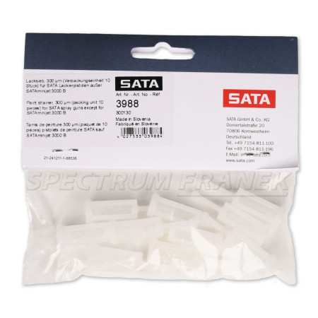 Sítka do pistolí SATA, 300 µm, 10 kusů