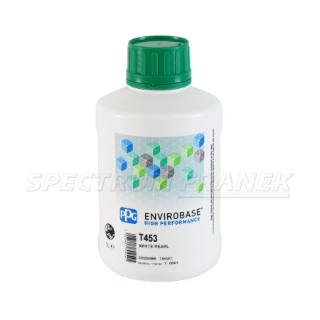 T453, PPG Envirobase HP, White Pearl (bílá perleť), 1 l