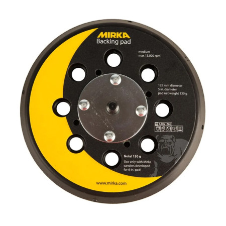 Unašecí talíř Mirka, průměr 125 mm, 28 děr, středně tuhý