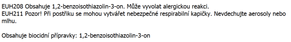 Bezpečnostní informace