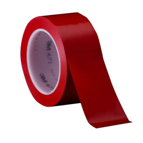 3M Označovací PVC lepicí páska 471, 50 mm x 33 m, červená