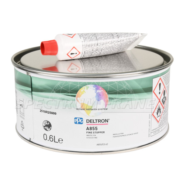 A855, PPG Deltron Fine Stopper, jemný polyesterový tmel, 0,62 kg