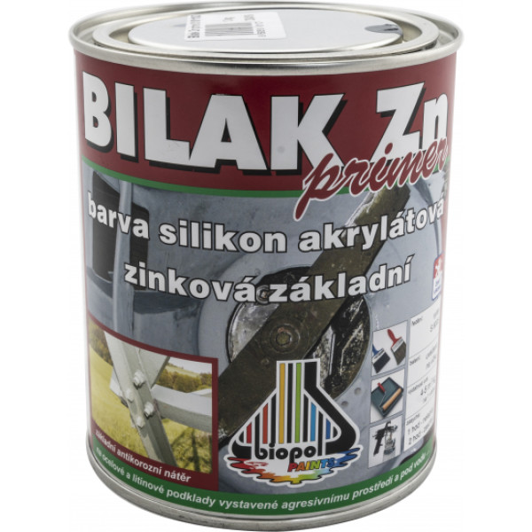 BILAK Zn primer pod vodu šedý 1,2 kg