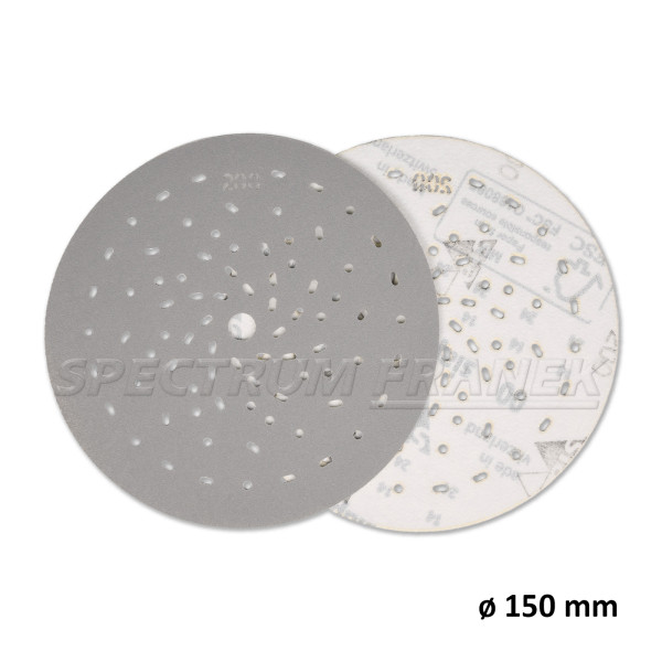 Brusný papír SIA 1958 siapro, průměr 150 mm, 81 děr, různé zrnitosti