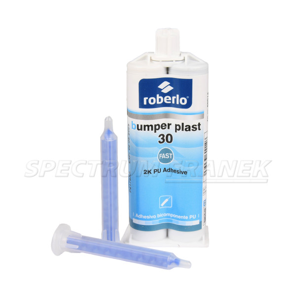 Roberlo Bumper Plast 30, PU 2K lepidlo na plasty, rychlé, 50 ml