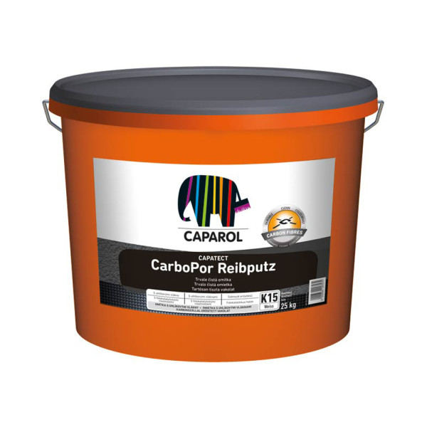 CarboPor Reibputz 10 W silikonová fasádní omítka, vyztužená uhlíkovými vlákny 25 kg
