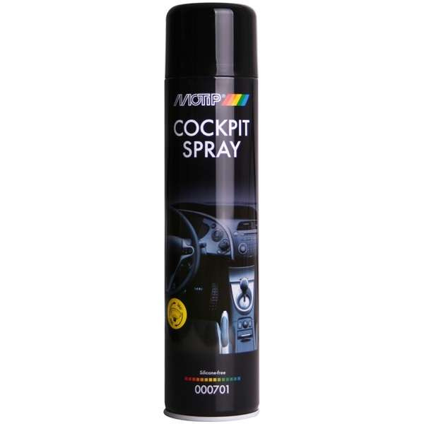 Cockpit Spray, polomatný čisticí prostředek na přístrojové desky zn. Motip, 600 ml