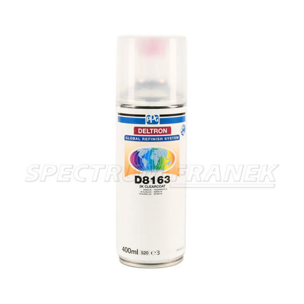 D8163, PPG Deltron 2K UHS Clearcoat, čirý lak ve spreji, 400 ml