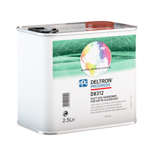 D8312, PPG Deltron UHS rychlé tužidlo pro čirý lak D8178, 2,5 l