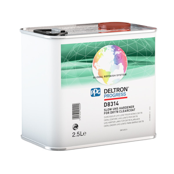 D8314, PPG Deltron UHS pomalé tužidlo pro čirý lak D8178, 2,5 l