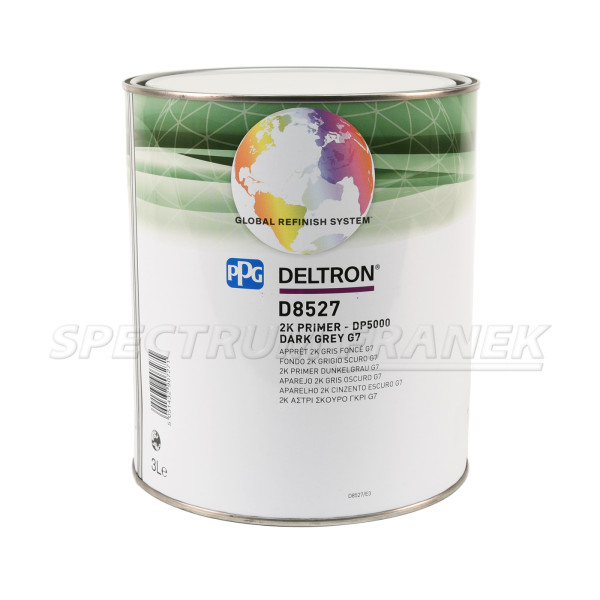 D8527, PPG Deltron DP5000, 2K základový plnič tmavě šedý G7, 3 l