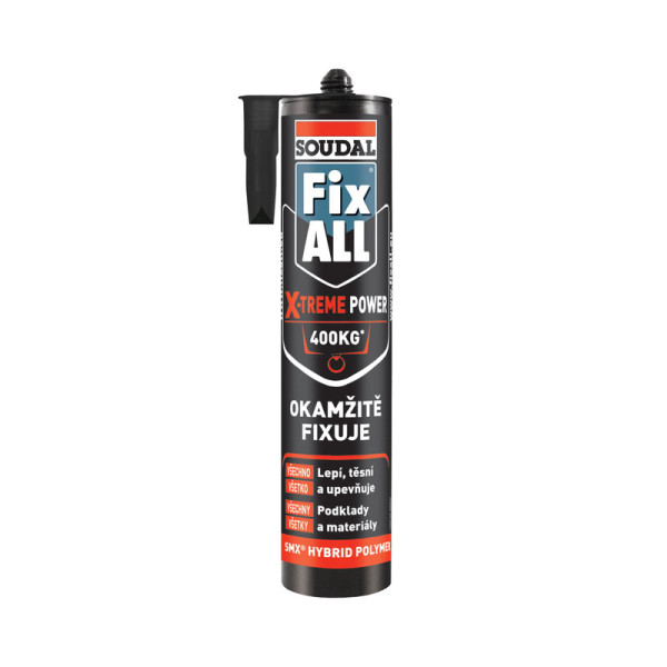 Fix ALL X-Treme Power Soudal černý 290 ml