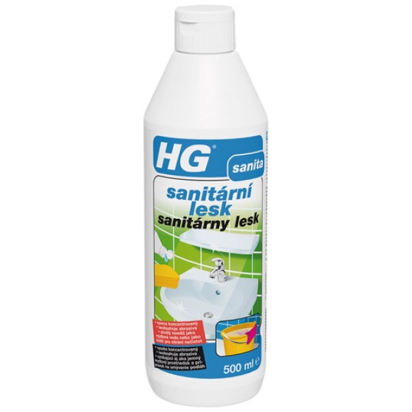 HG Čistič s leskem na koupelny 500 ml