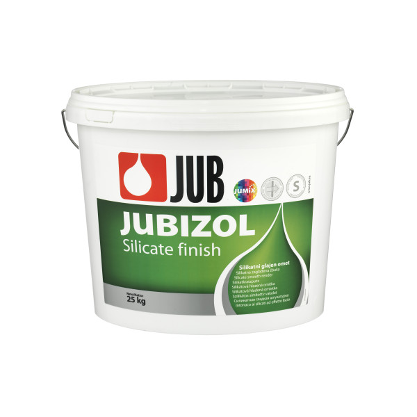 Jubizol Silicate finish S 1,5 mm silikátová hlazená omítka 25 kg