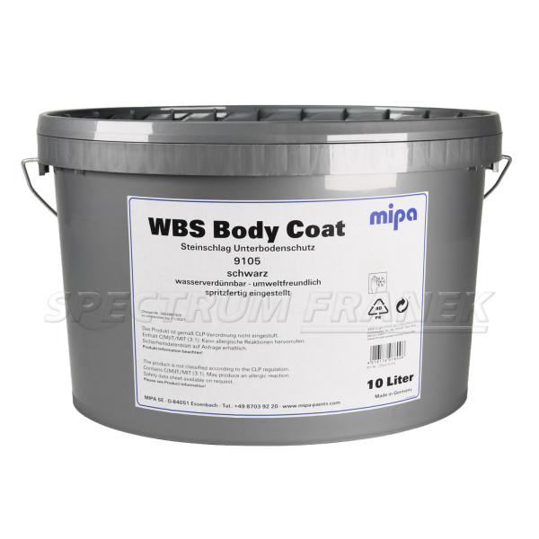 MIPA WBS Body Coat, ochranný nátěr na podvozky, černý