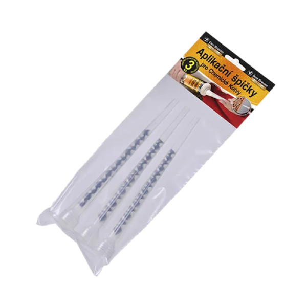 Náhradní špičky pro chemické kotvy 3 ks / bal