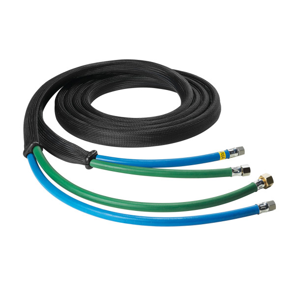 Pár hadic SATA 9 x 9 mm, 15 m, G3/8" a G1/2" (materiál), G1/4" (vzduch)