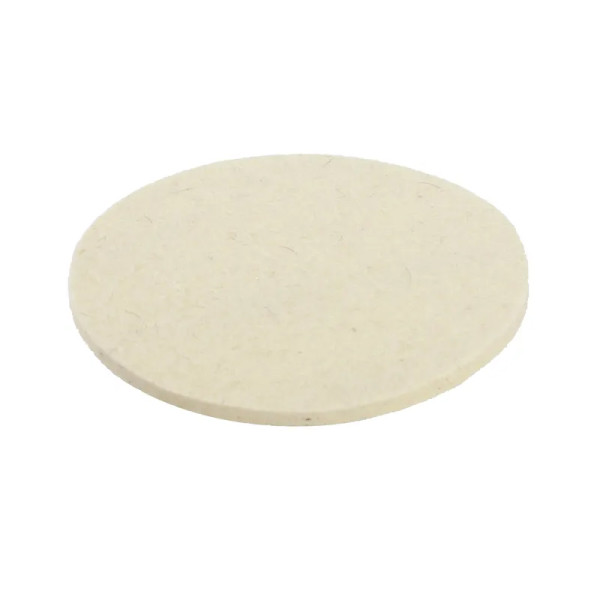 Plstěný lešticí kotouč Mirka, 125 mm, bílý, 2 ks