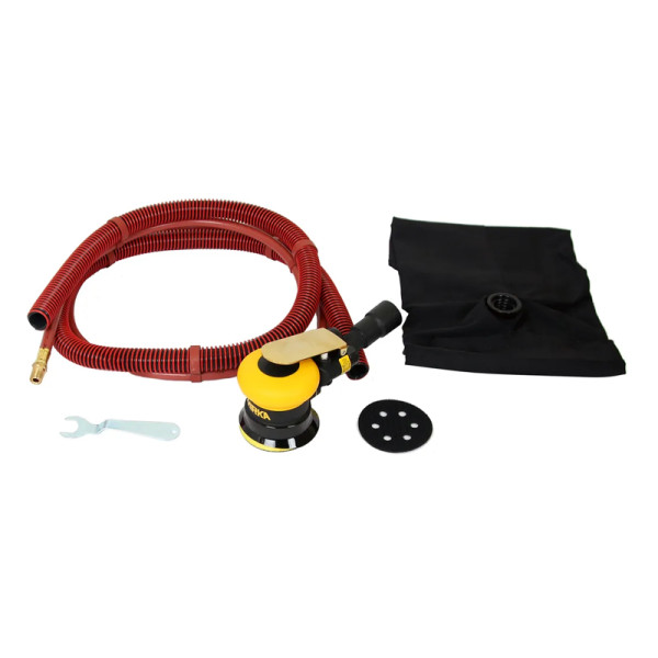 Pneumatická bruska Mirka ROS 325DB, průměr 77 mm, orbit 2,5 mm, prachový sáček
