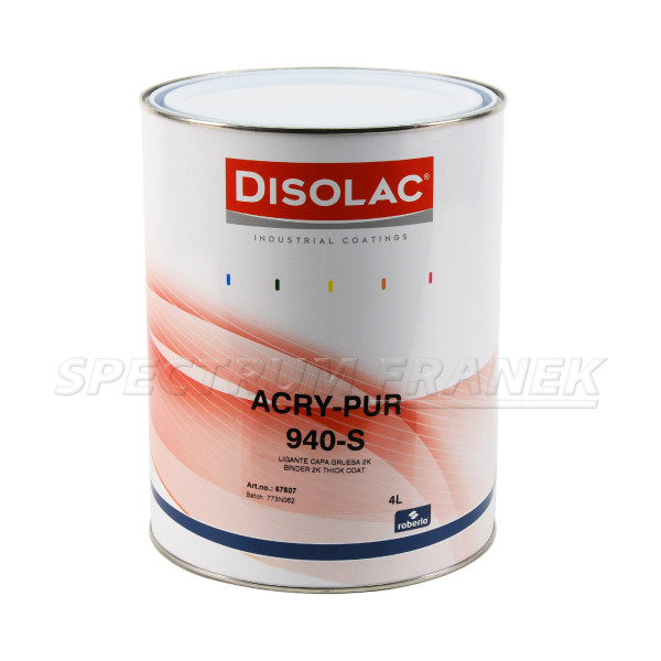 ACRY-PUR 940-S, 2K akrylový jednostupňový silnovrstvý nátěr, Roberlo Disolac, 4 l