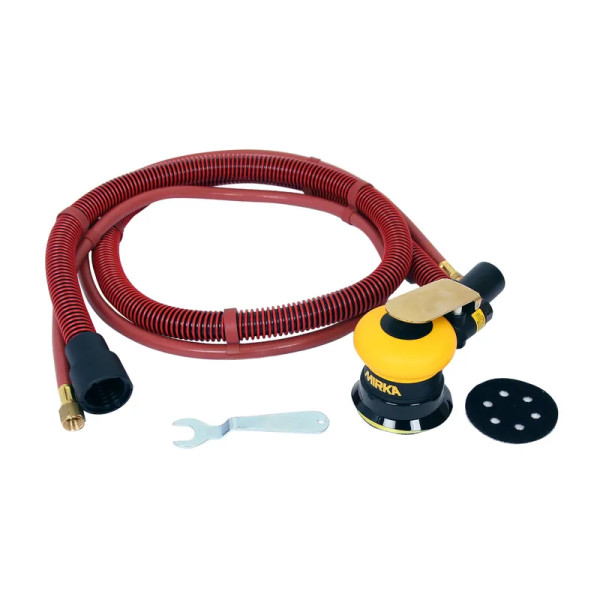 Pneumatická bruska Mirka ROS 325CV, průměr 77 mm, orbit 2,5 mm, centrální odsávání