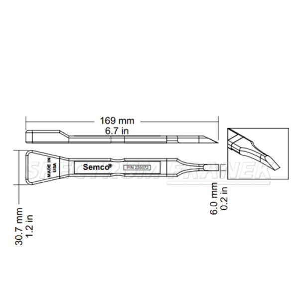 SEMCO ergonomický odstraňovač tmelu CELCON-1