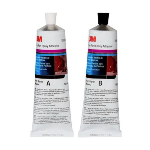 Pružný tmel na plasty 3M, 2 x 150 ml