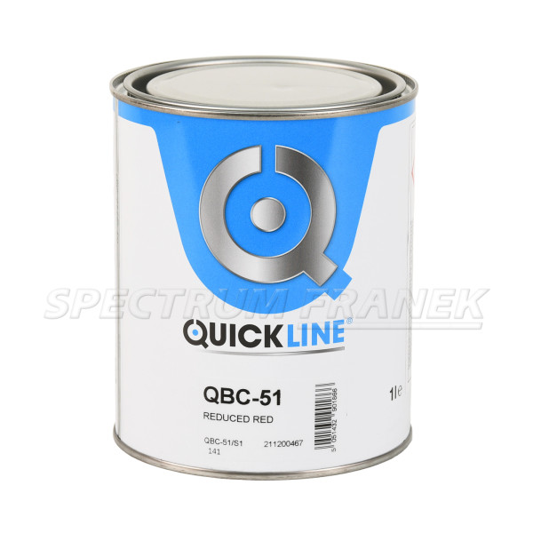 QBC-51, Quickline Basecoat, Reduced Red (tlumená červená), 1 l