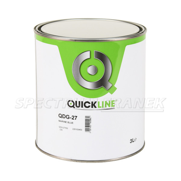 QDG-27, Quickline Direct Gloss, Marine Blue (mořská modrá), 3 l