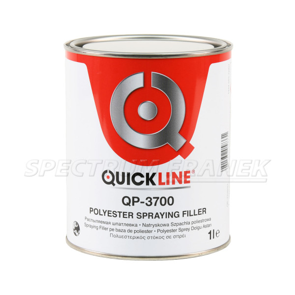 QP-3700, Quickline polyesterový stříkací tmel včetně tužidla, 1 l