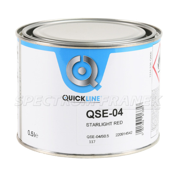 QSE-04, Quickline, Starlight Red (perleťový pigment vesmírná červená), 0,5 l