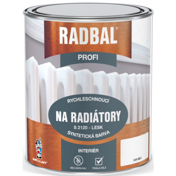 Radbal Profi S2120/1000 radiátor bílý 0,6 l