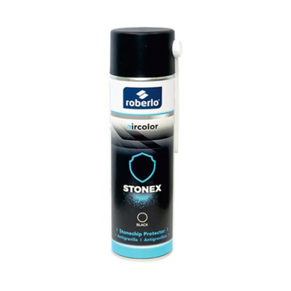 Roberlo Aircolor Stonex, nástřik proti oštěrkování, černý, 500 ml