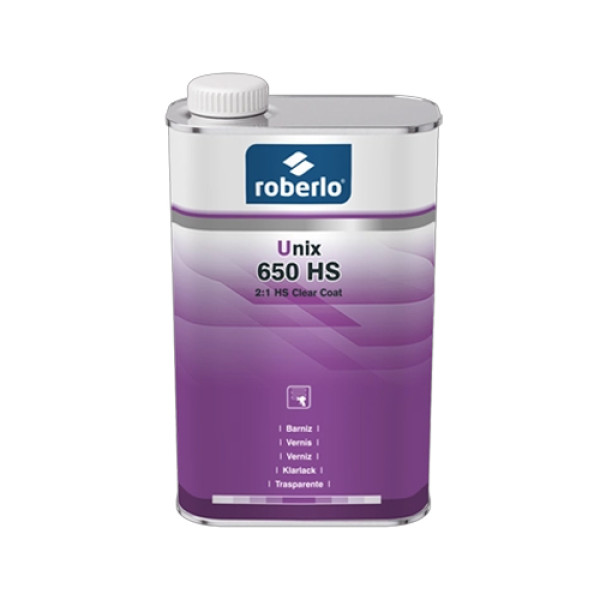 Roberlo Unix 650 HS, 2:1 čirý rychleschnoucí lak, 5 l