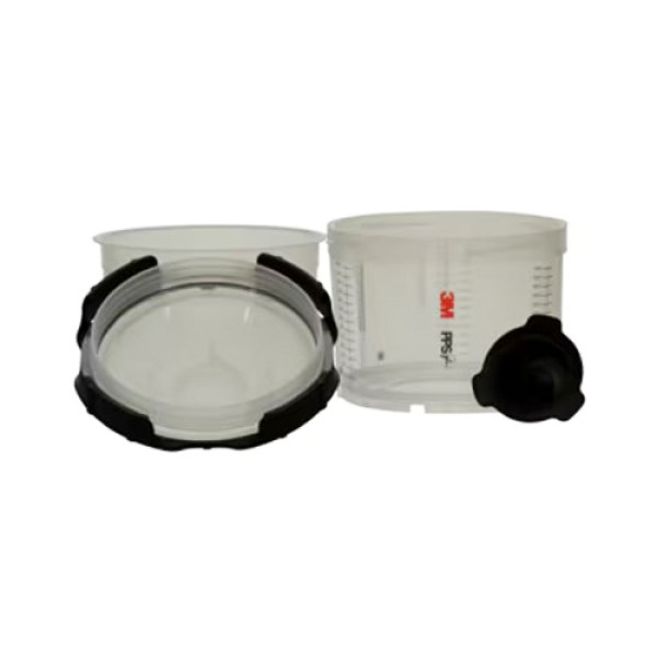Sada 3M PPS 2.0 míchací kelímek 200 ml + 50 vložek, 50 víček, 32 uzávěrů, různá sítka