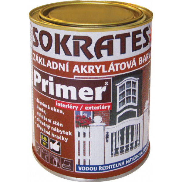 Sokrates primer alkyd dřevo 0,8 kg