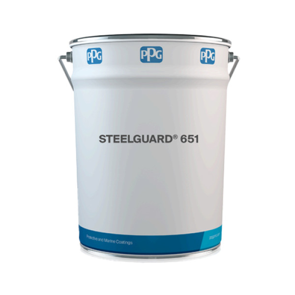 PPG STEELGUARD 651, vodou ředitelný protipožární nátěr na ocelové konstrukce, 20 l