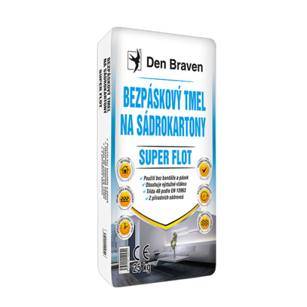 SUPER FLOT Bezpáskový tmel na sádrokartony 5 kg