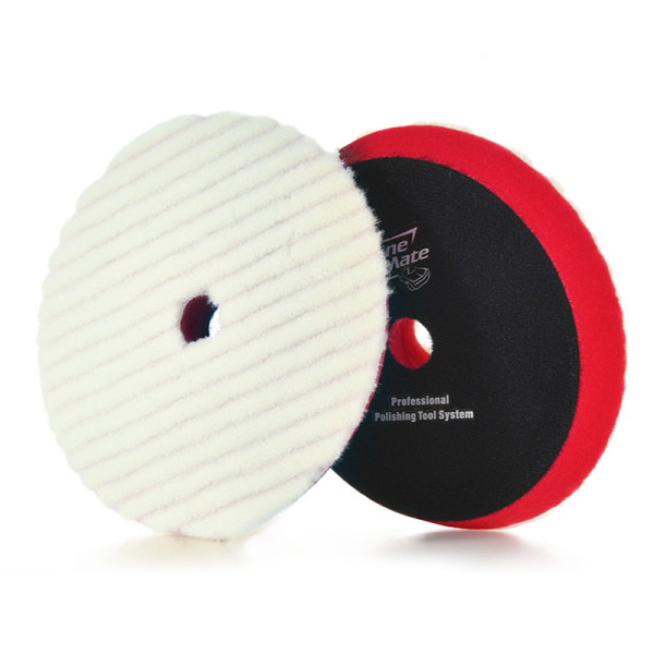 Vlněný lešticí kotouč ShineMate T140, 134 mm, hrubý